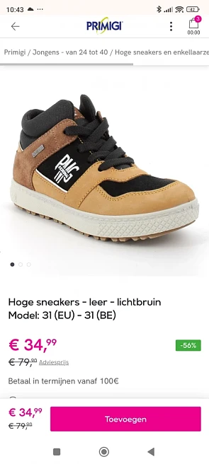 Primigi schoenen voor jongens