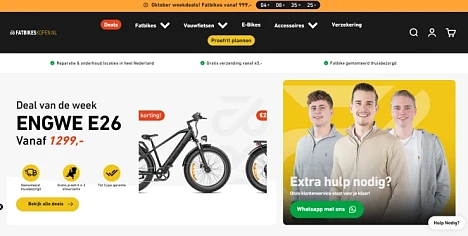 € 50 korting bij Fatbikes.nl 🚴🏼