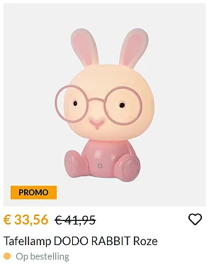 -20% DODO taffellamp Lucide bij YGO 💡