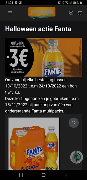 Fanta prik en tik
