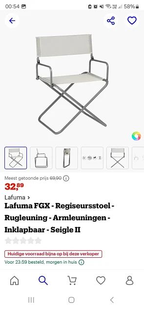 Lafuma regisseurstoel
