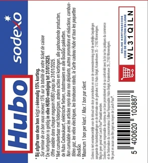 Hubo -15% sur tout