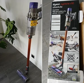 Via Dyson.be stofzuigers aan -15%