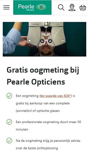 -20% op alles bij Pearle