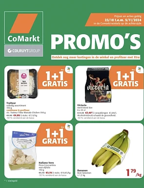 Promo’s 1+1 comarkt