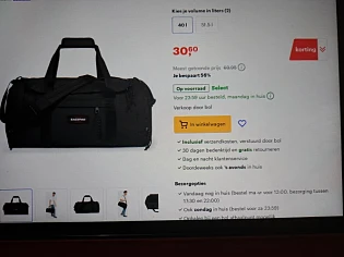 Eastpak READER S + Reistas, 40 Liter - Black -56%