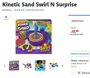 Kinetic Sand Swirl N Surprise