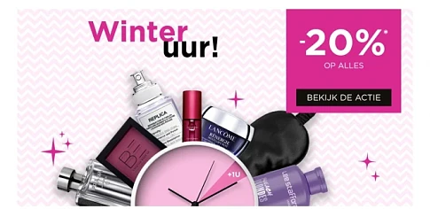 20% korting op alles enkel vandaag!