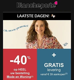 Blancheporte kortingscode