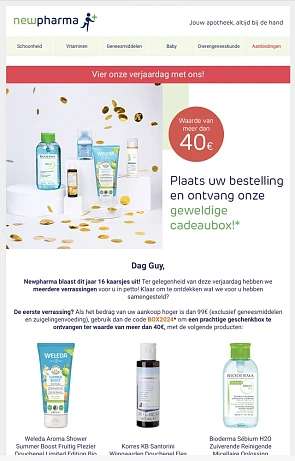 Newpharma cadeaubox