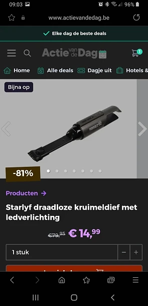 Actie kruimeldief 81%