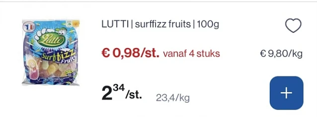 Lutti snoepjes koopje