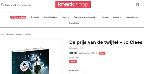 -52% De prijs van de twijfel (Jo Claes)