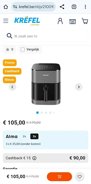 Panasonic | Airfryer NF-CC500SXE