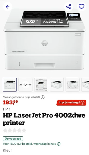 HP LaserJet Pro 4002dwe printer