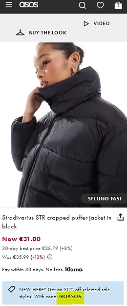 30% extra korting bij ASOS 😱