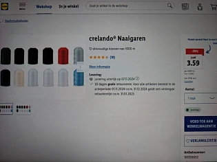 Naaigaren -75%