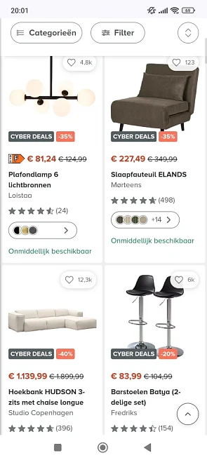 Tot -50% bij home24