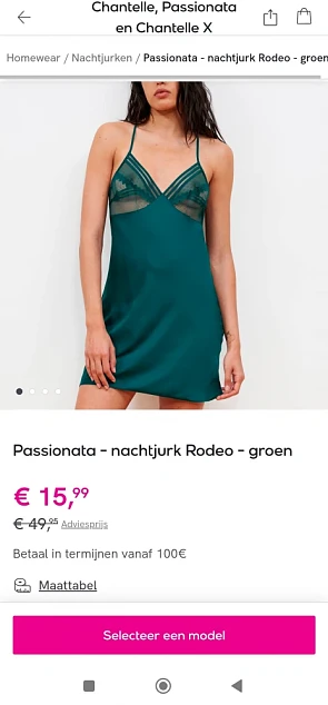 Chantelle (X) en passionata tot 70% korting