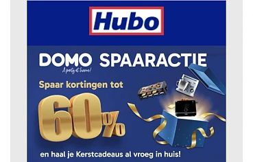 Domo spaaractie bij Hubo