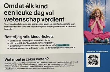 Gratis Technopolis lagereschoolkinderen