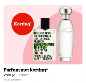 Mooie kortingen op Parfum