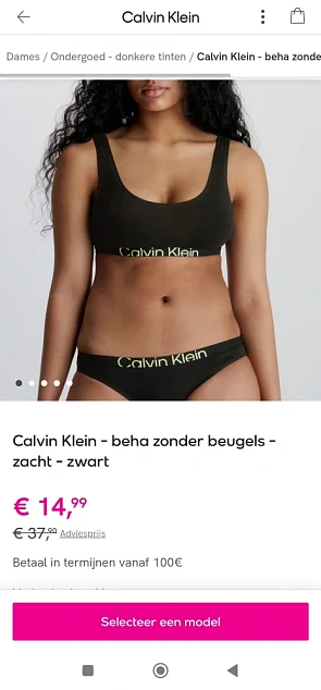 Calvin Klein kleding en ondergoed