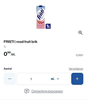 Fristi goedkoper