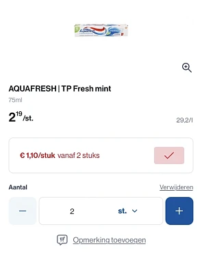 Aquafresh tandpasta