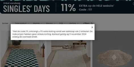 11% extra korting bij La Redoute ✨