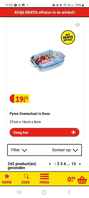 Gratis ovenschaal b.a.v. 2 actieproducten bij kruidvat van o.a. always, oral-b, ...