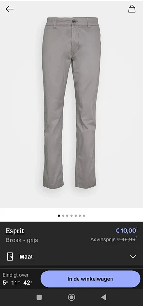Esprit broeken aan 10€