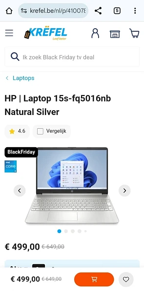 HP Laptop 15s-fq5016nb Natural Silver
