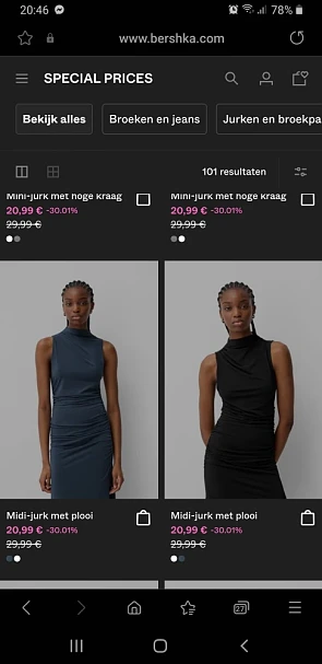 Bershka 30% korting