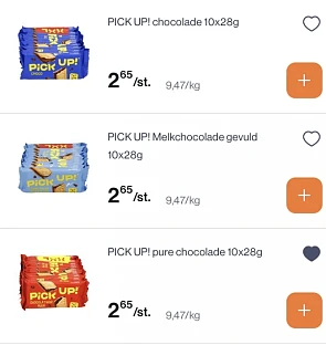 Pick up koeken koopje