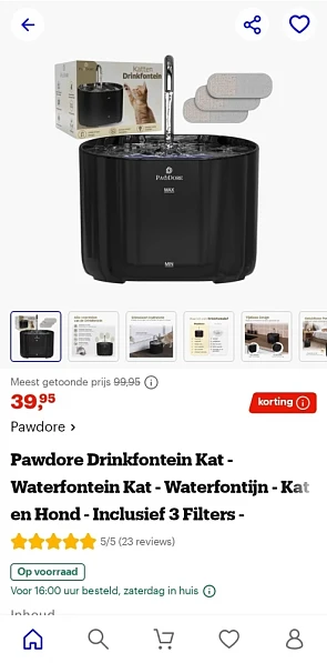 Pawdore drinkfontein kat