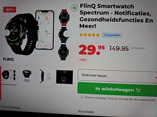 FlinQ Smartwatch Spectrum -80%