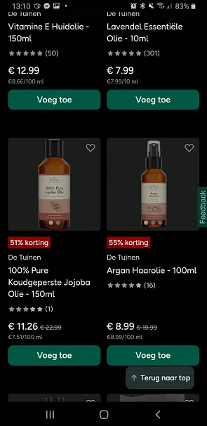 Holland & Barrett De tuinen 55%