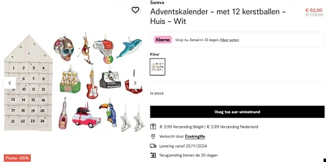 -65% Sareva adventskalenders ✨ INNO