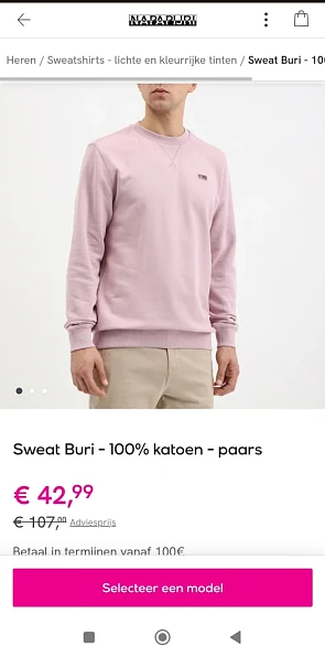 Napapijri kleding tot 60% korting