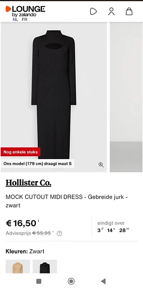 Hollister jurk voor 16,50€