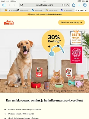 Justrussel honden/katten