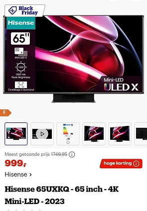 Hisense ULED 65UXKQ TV