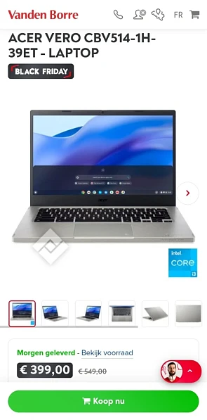 ACER VERO CBV514-1H-39ET - LAPTOP