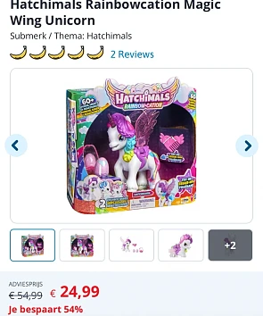 -55% Hatchimals unicorn 🦄