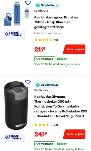 thermos- en drinkflessen