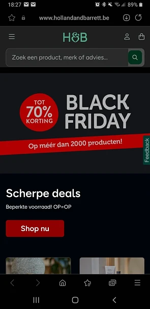 Holland & Barrett 70%