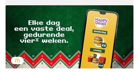 Happy deals bij MC Donalds