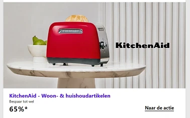 Tot -65% op Kitchen-Aid ✨