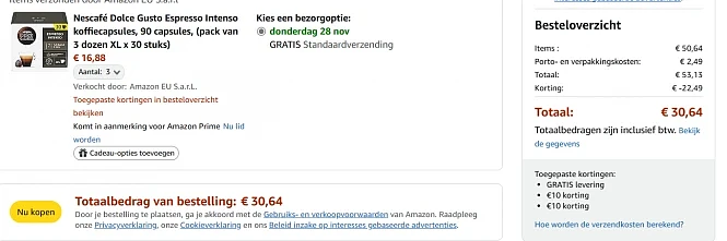 dolce gusto koffie